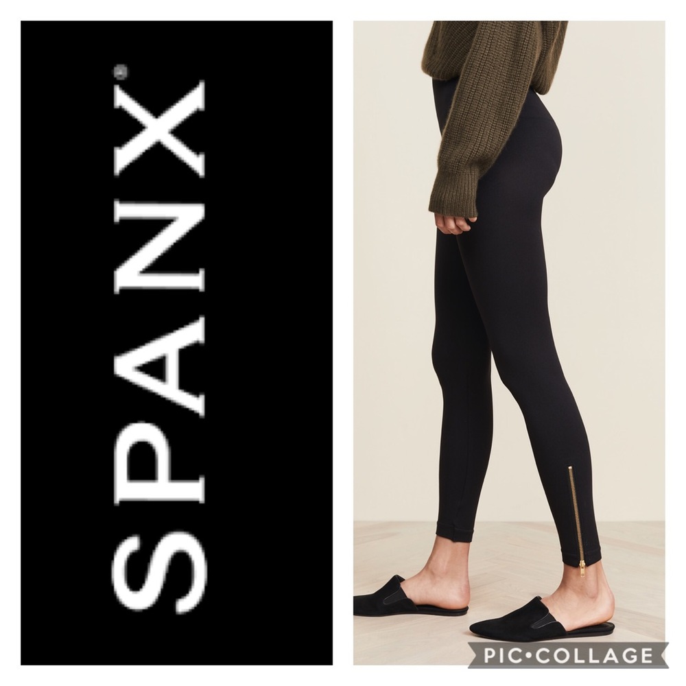 SPANX Look At Me Now Seamless Side Zip leggings